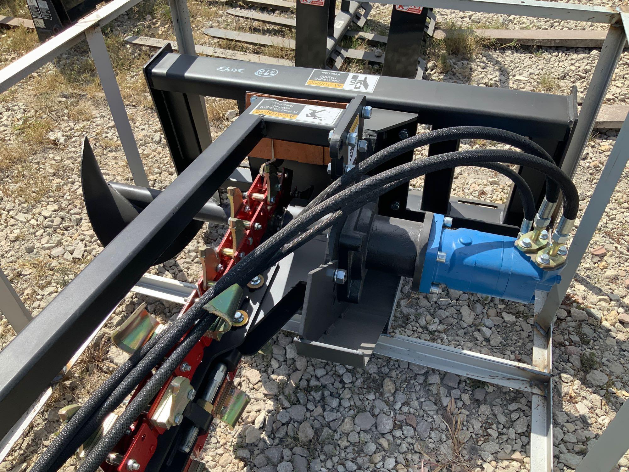 Unused Great Bear Skid Steer Trencher Attachment