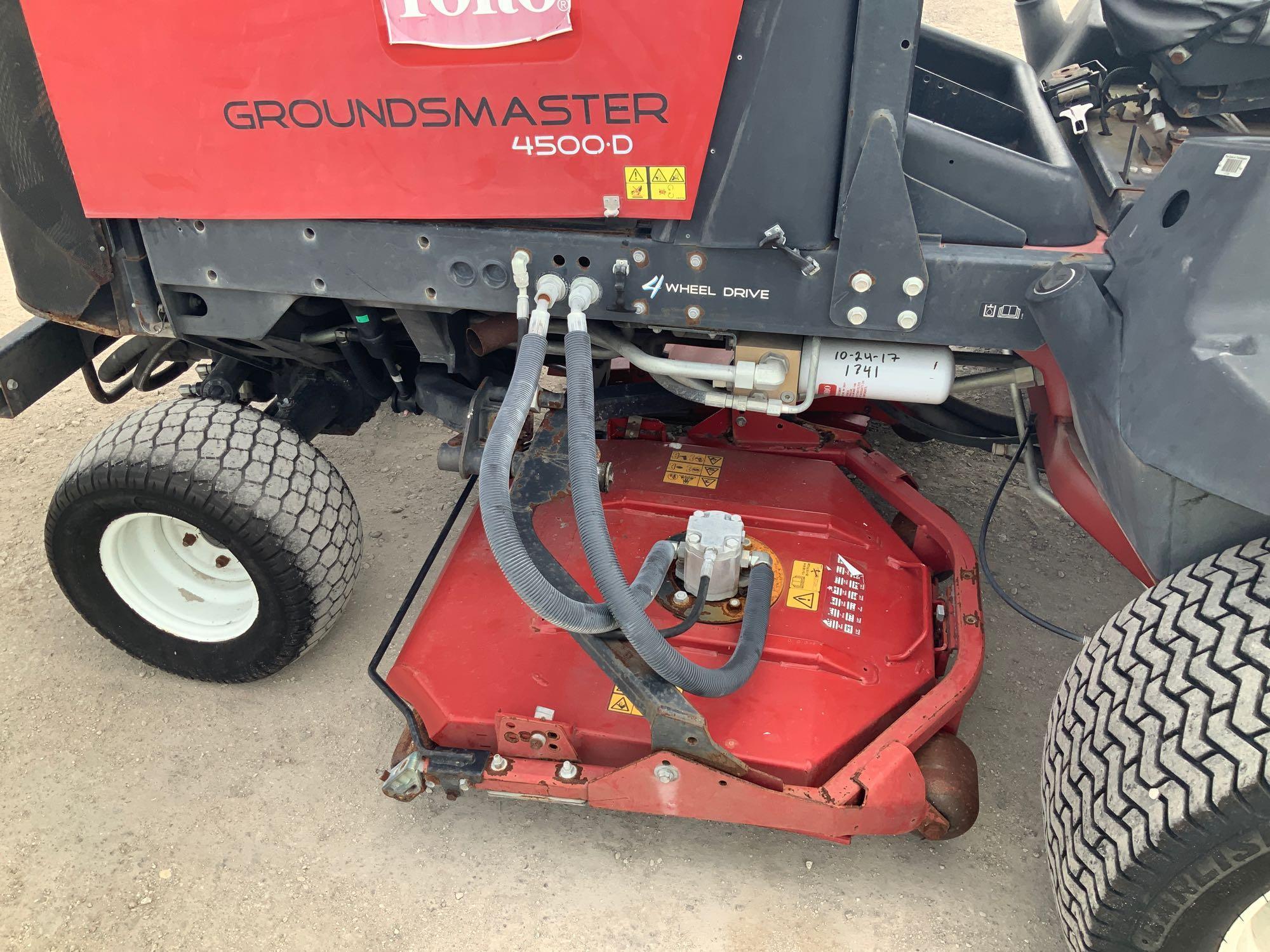 Toro Groundsmaster 4500-D 4x4 Commercial Rotary Mower