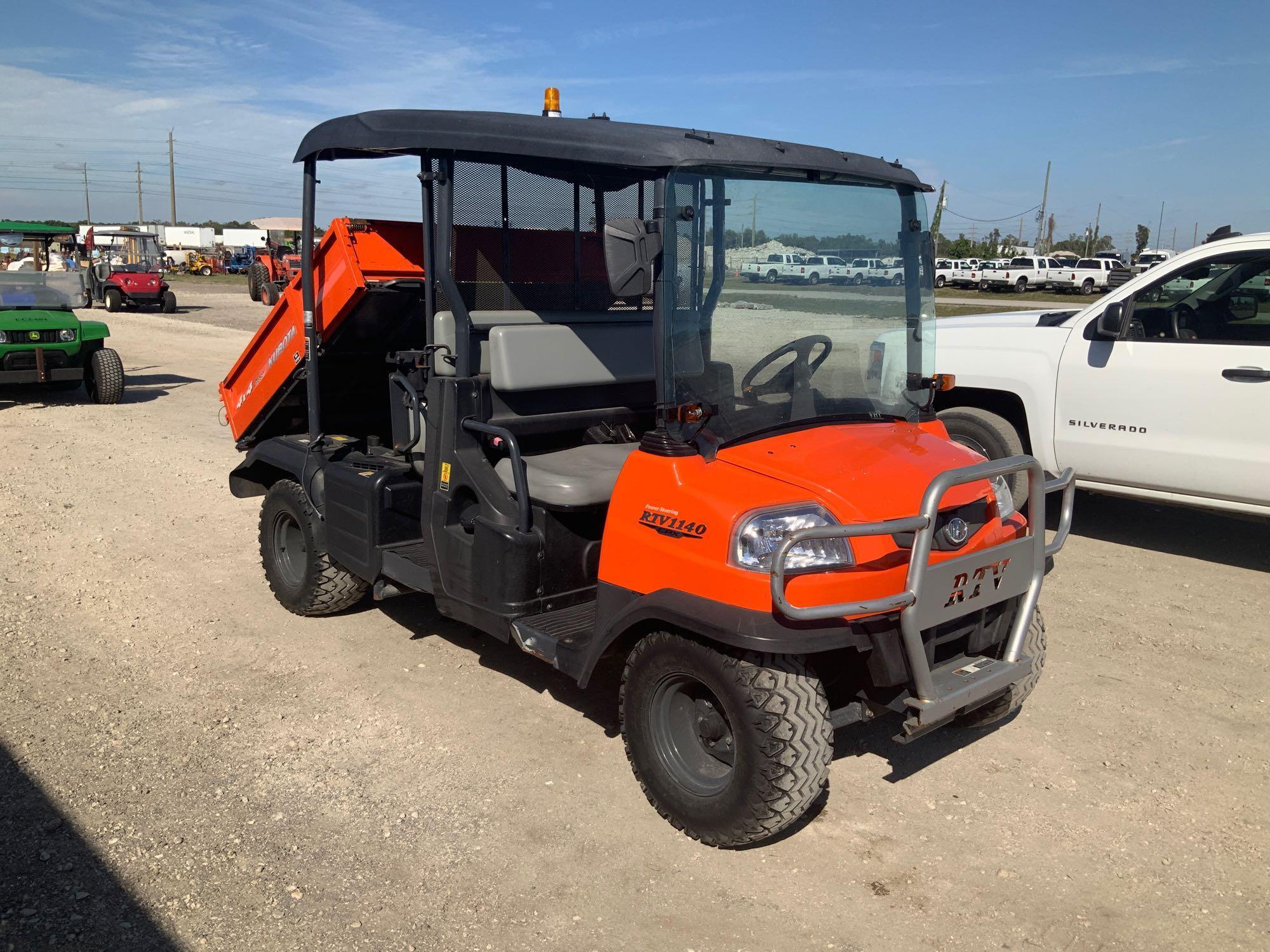 Kubota RTV 1140CPX 4x4 Dump Cart