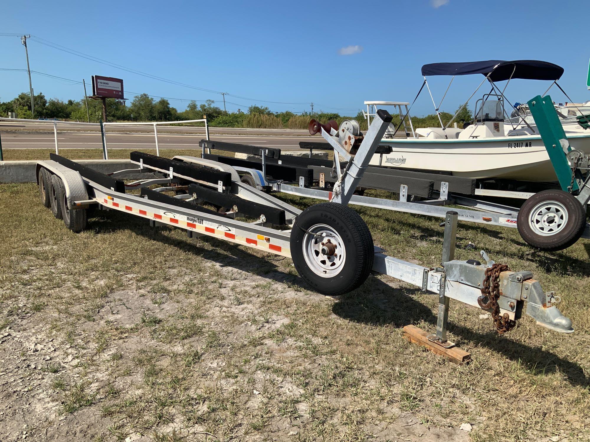 Magic Tilt Tri-Axle Boat Trailer