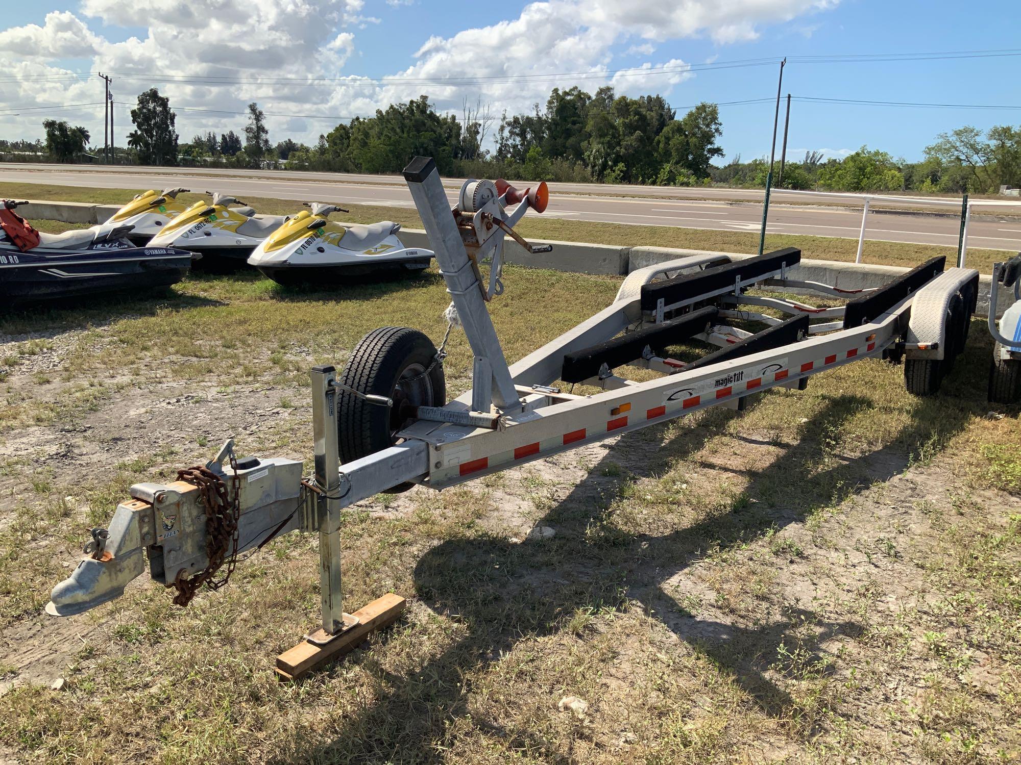 Magic Tilt Tri-Axle Boat Trailer