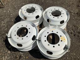 4 Steel Truck Wheels