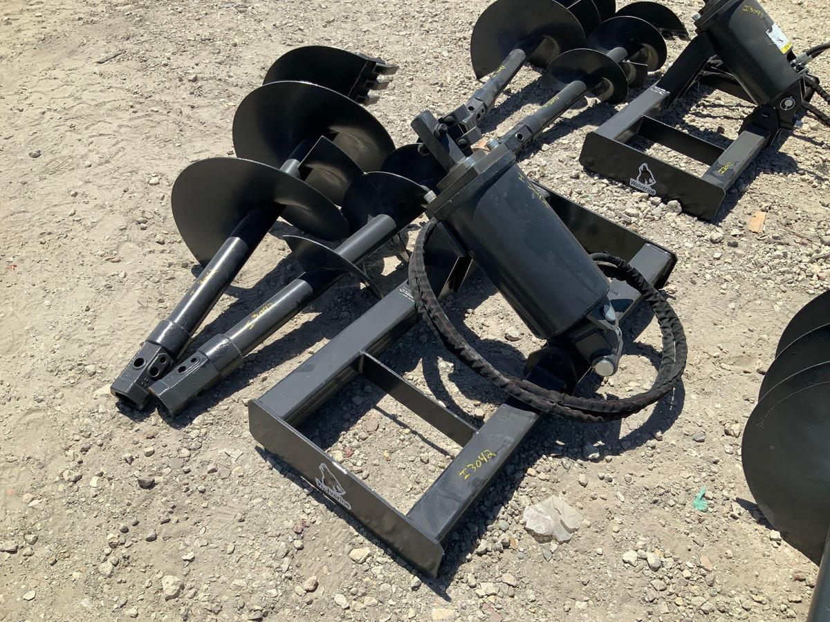 Unused Wolverine Hydraulic Skid Steer Auger Attachment