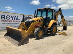 2015 CAT 430F2 4x4 Loader Backhoe Extendahoe