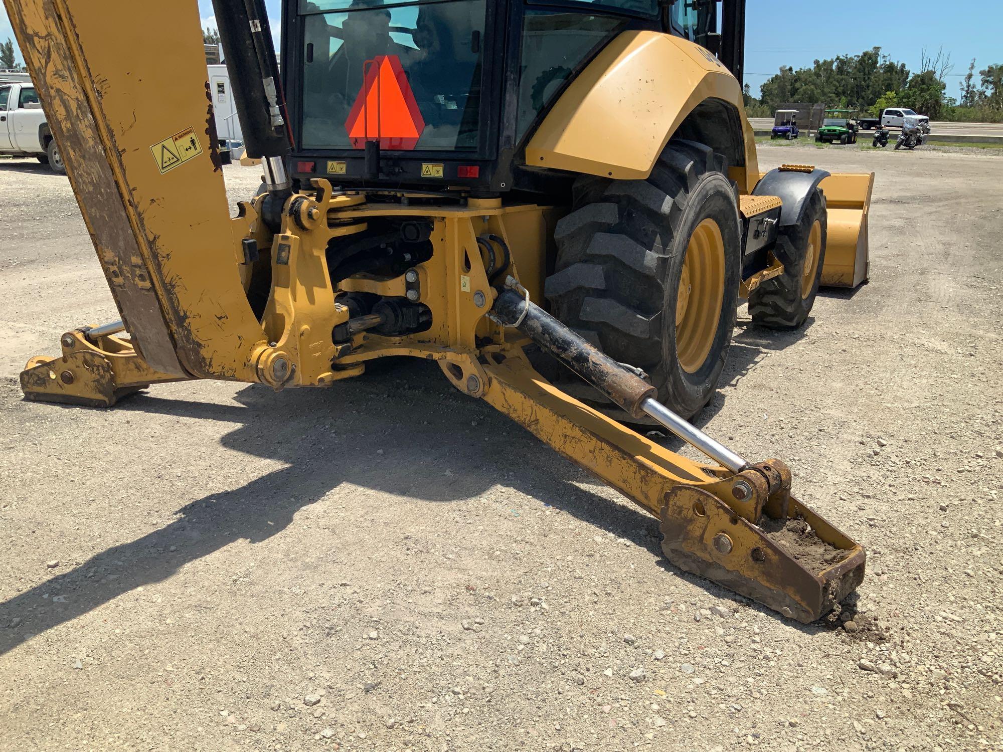 2015 CAT 430F2 4x4 Loader Backhoe Extendahoe