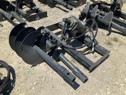 Unused Wolverine Hydraulic Skid Steer Auger Attachment