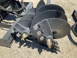 Unused Wolverine Hydraulic Skid Steer Auger Attachment