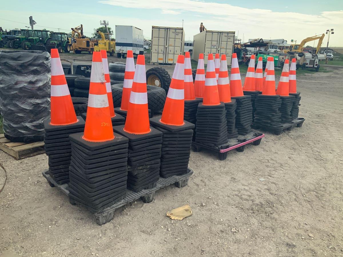 3 Pallets of Unused Road Cones