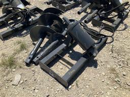 Unused Wolverine Hydraulic Skid Steer Auger Attachment