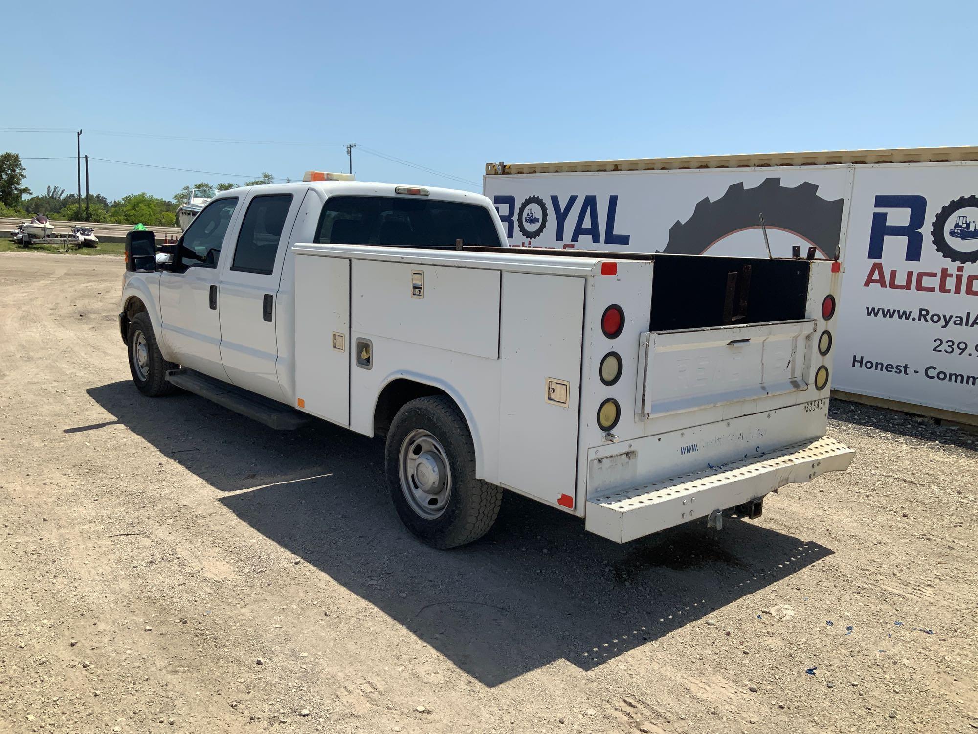 2012 Ford F-250 Crew Cab Service Pickup Truck