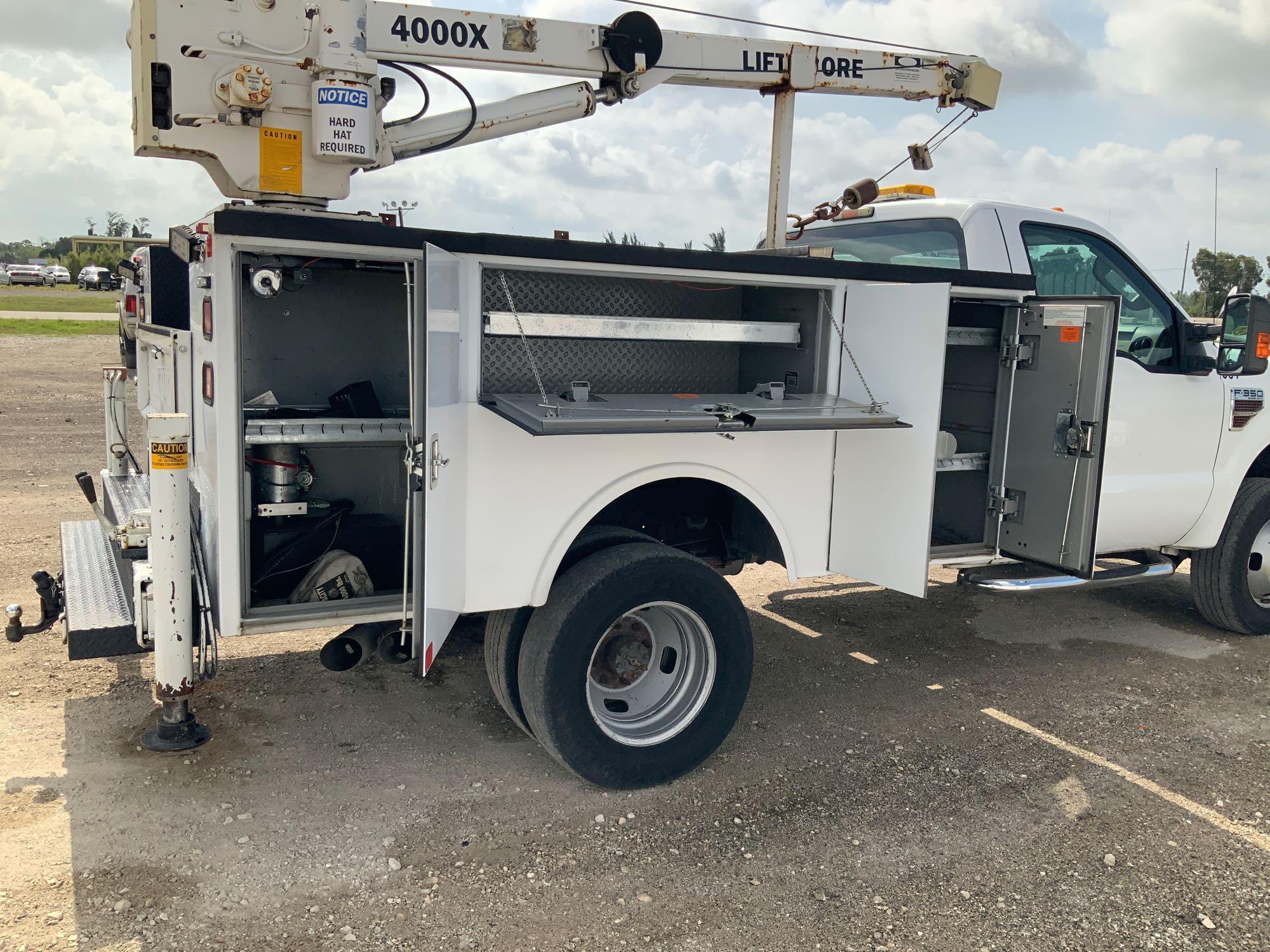 2010 Ford F-350 4x4 Dually Service Crane Truck