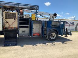 2009 International 4400 Crew Cab Service Crane Truck