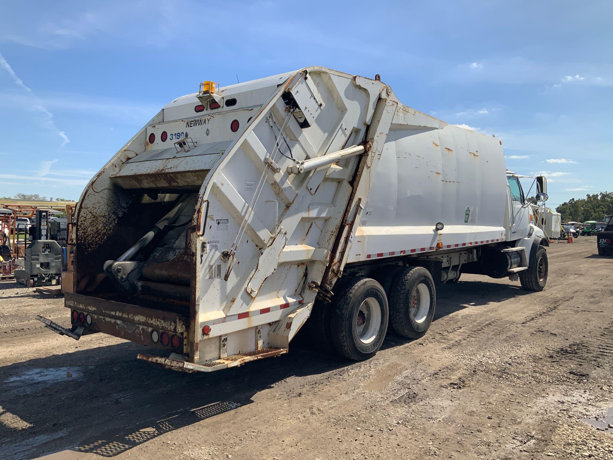 2005 Sterling L9500 32yd Rear Loader Garbage Truck