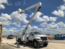 2003 Ford F-750 55ft Insulated Material Handler Bucket Truck