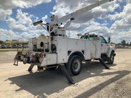 2003 Ford F-750 55ft Insulated Material Handler Bucket Truck