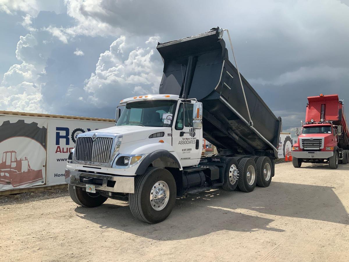 2006 International 7600 Tri-Axle Dump Truck