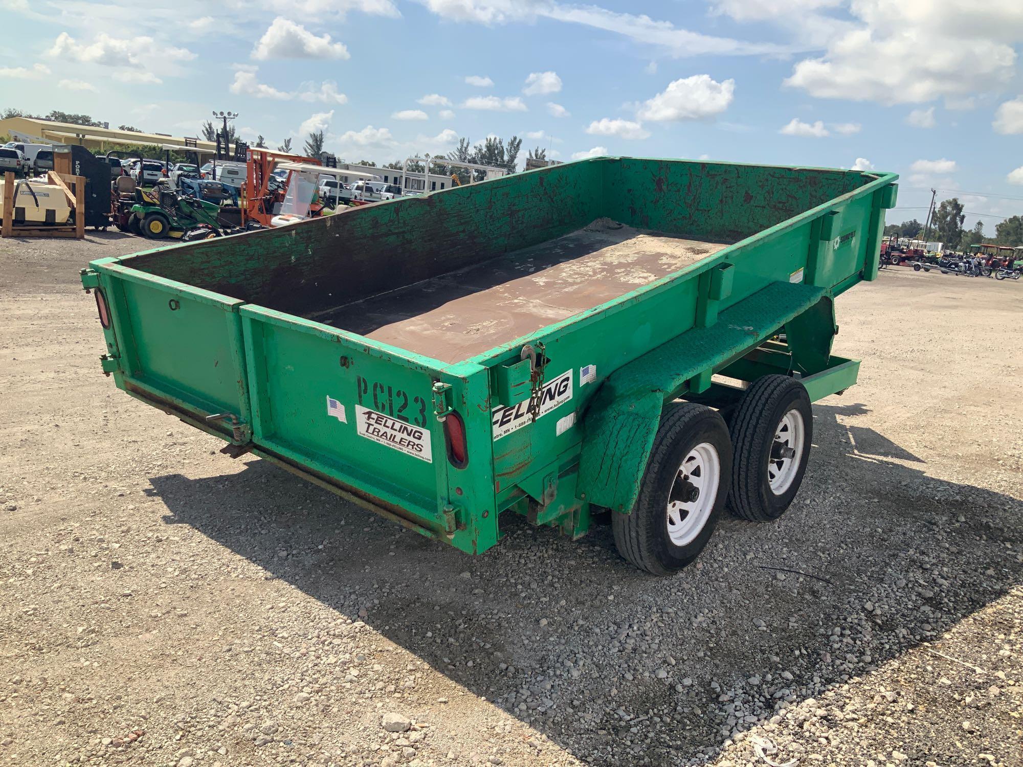 2011 Felling T/A Hydraulic Dump Trailer