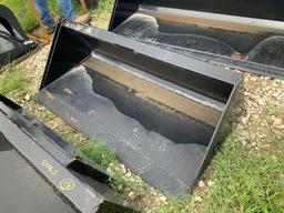 Unused 66in Skid Steer Bucket