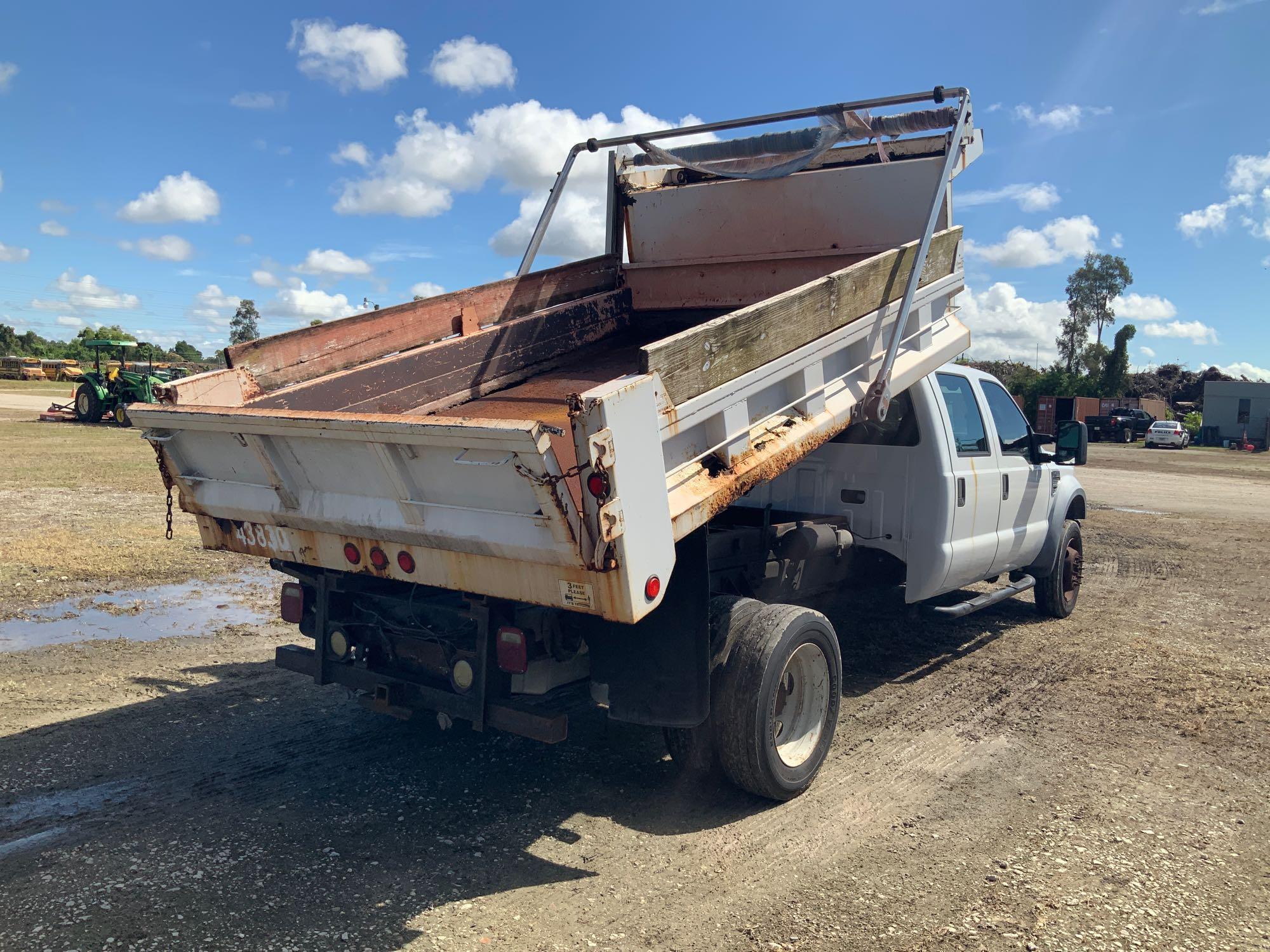 2008 Ford F-450 Crew Cab Dump Truck