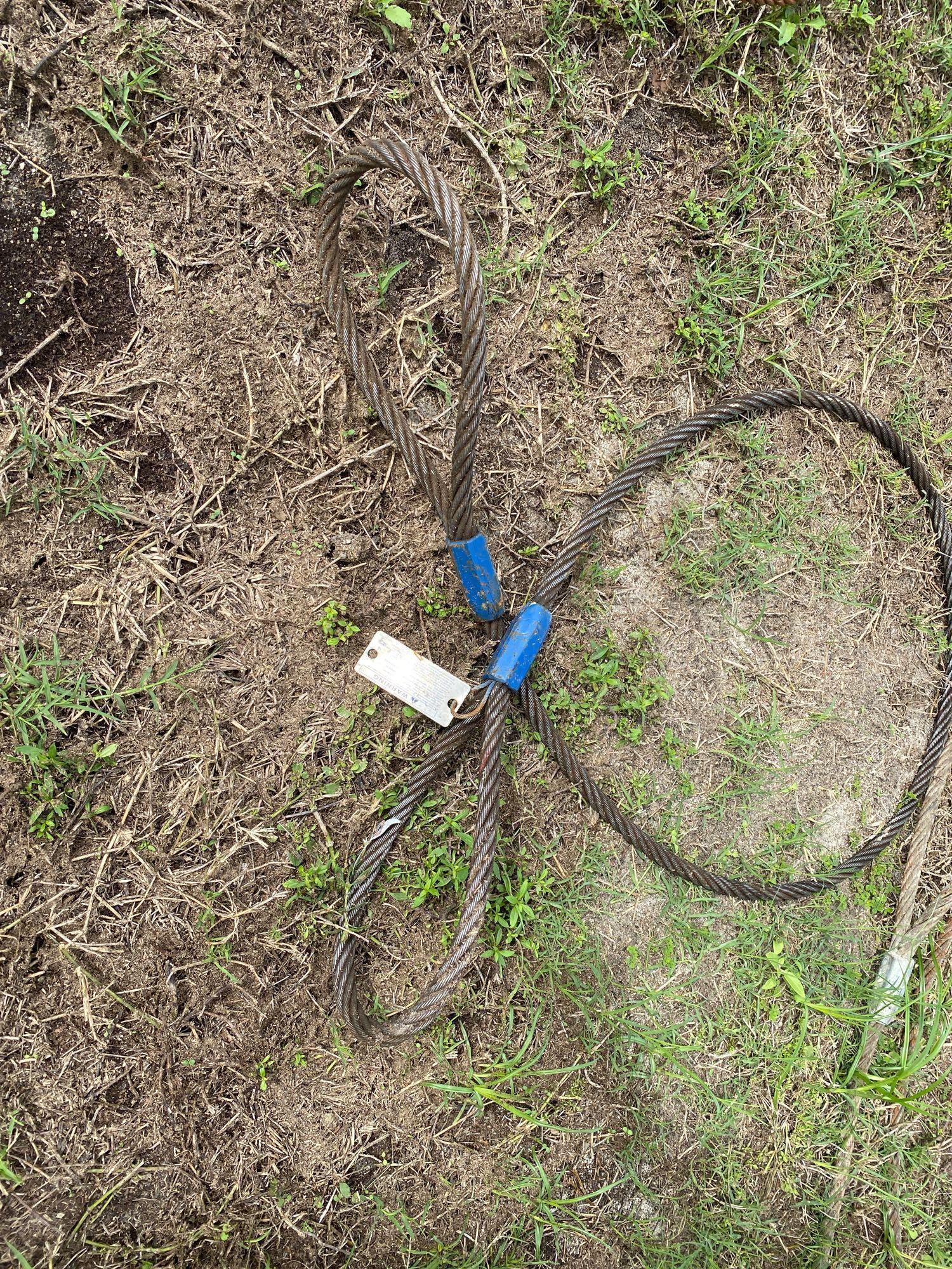 Crane Rigging Cables with Cert Tags