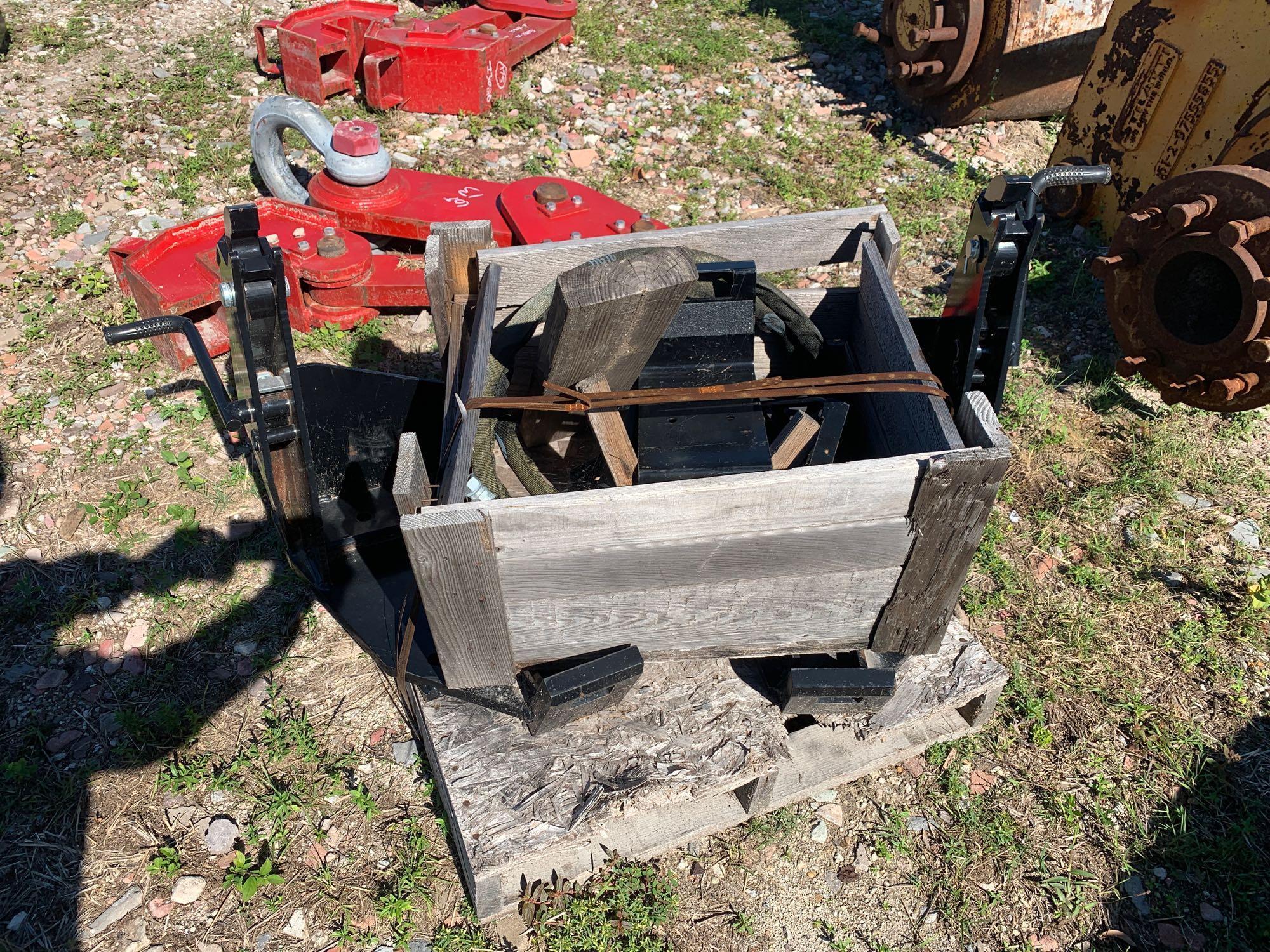 Mounting Hardware for Backhoe Attachment