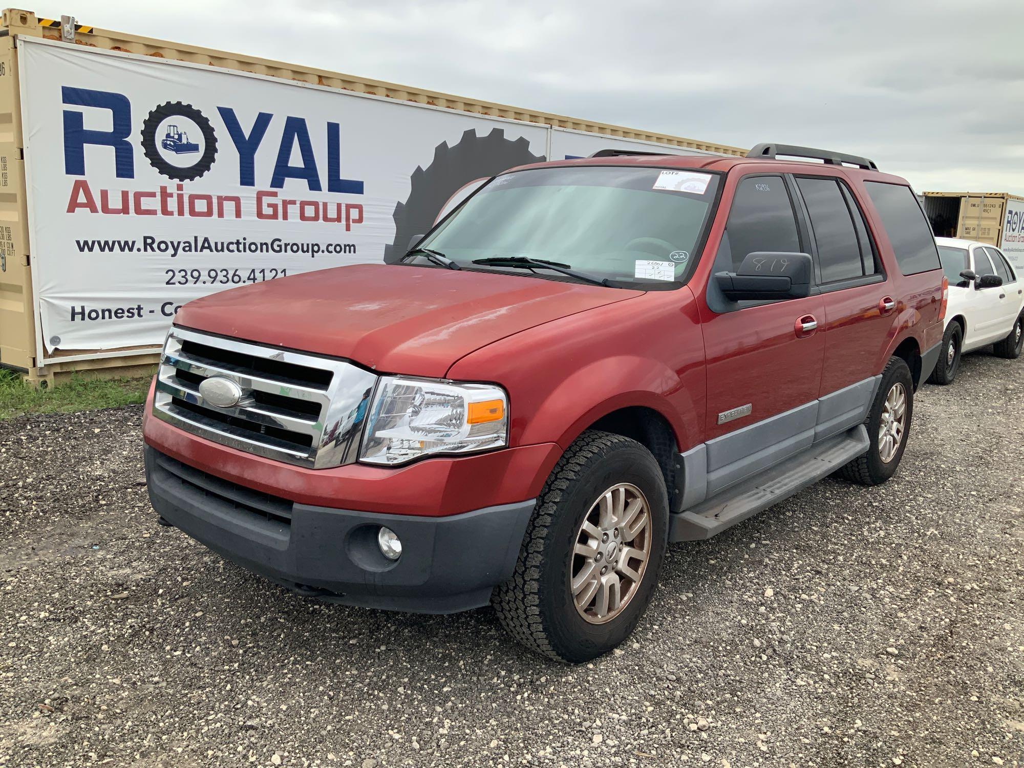2007 Ford Expedition 4x4 Sport Utility Vehicle