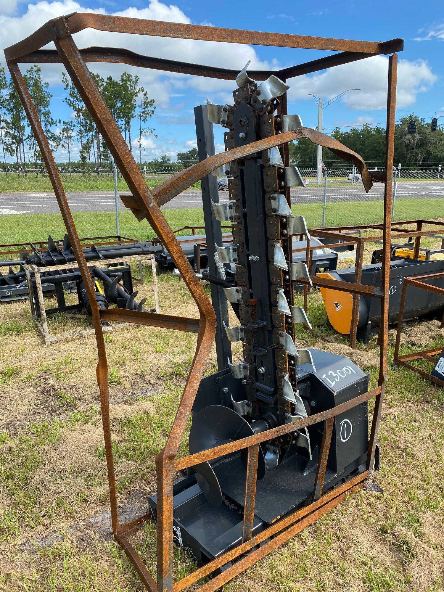 Unused 5ft Skid Steer Hydraulic Trencher