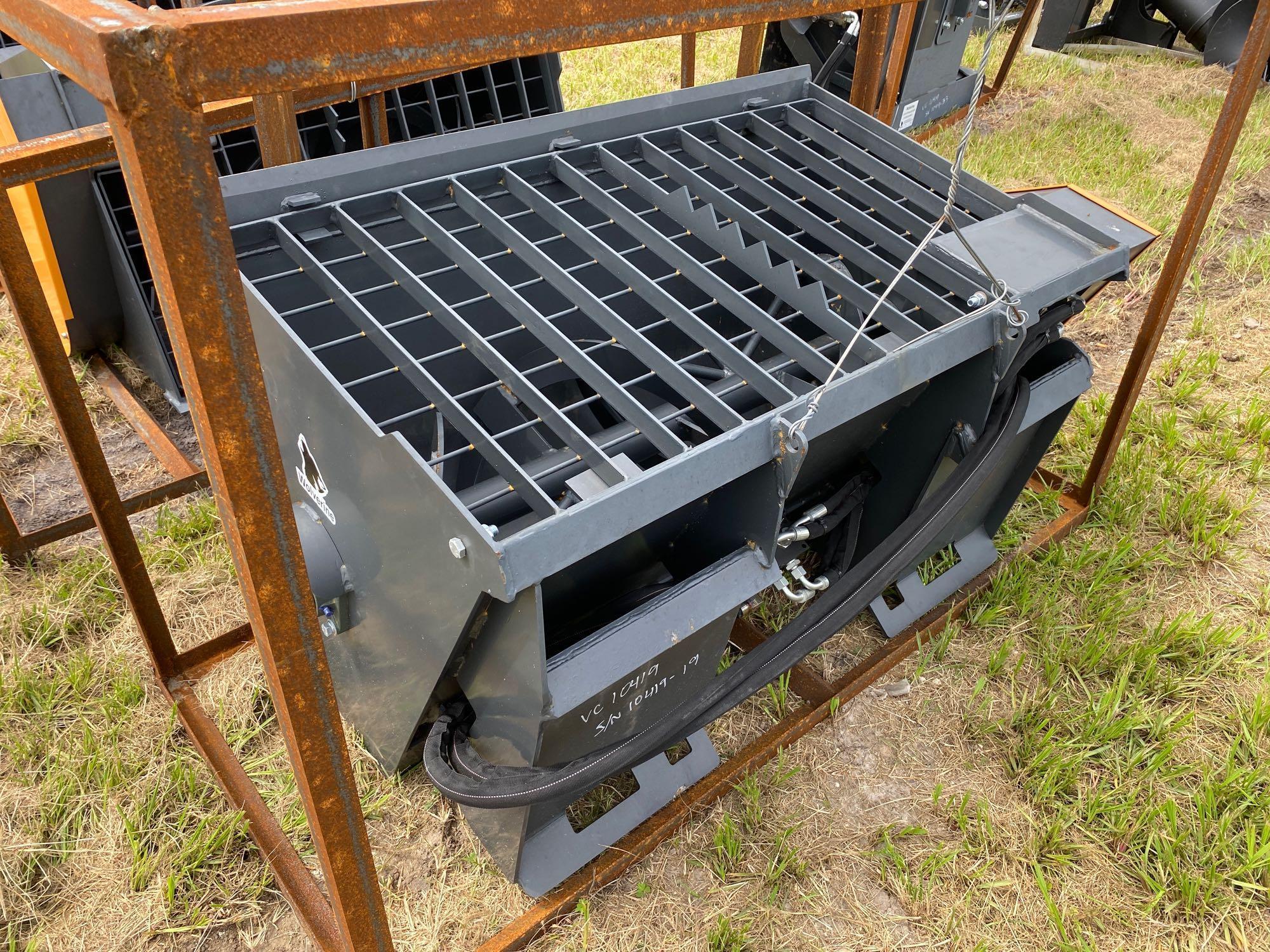 Unused Skid Steer Hydraulic Concrete Mixer Attachment