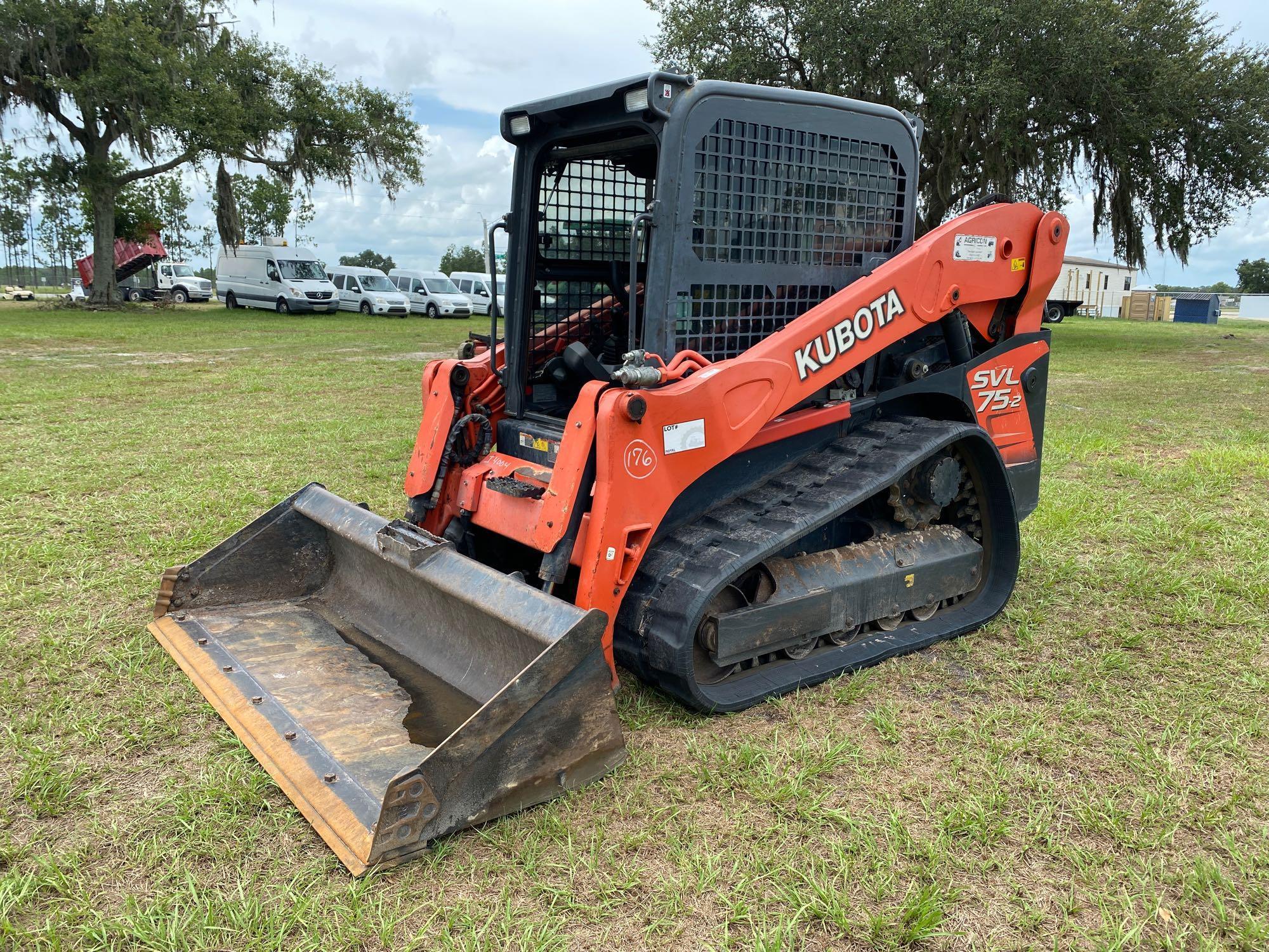 2015 Kubota SVL 75-2 Skid Steer Track Loader