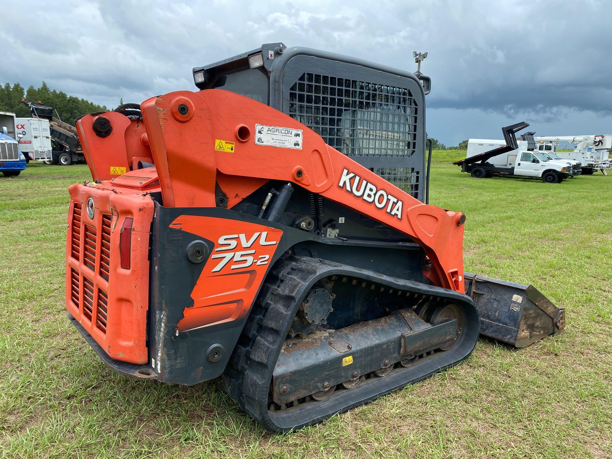 2015 Kubota SVL 75-2 Skid Steer Track Loader