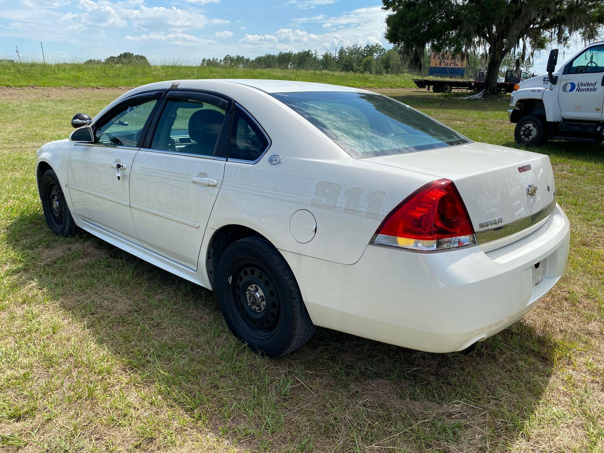 2009 Chevrolet Impala 4 Door Police Sedan