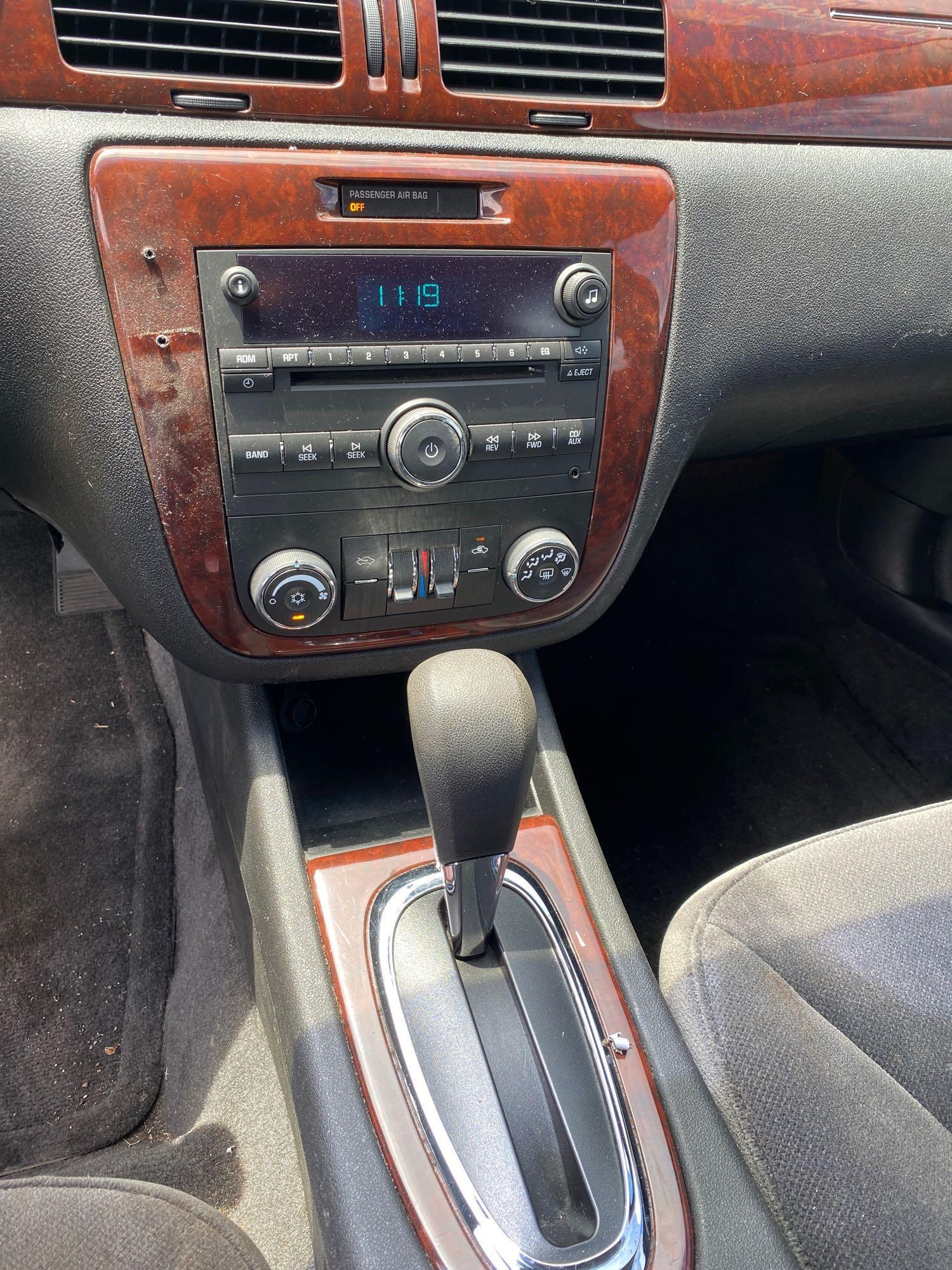 2010 Chevrolet Impala 4 Door Police Sedan