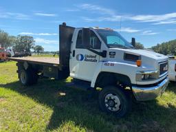 2009 GMC C5500 4X4 14FT Flatbed Truck