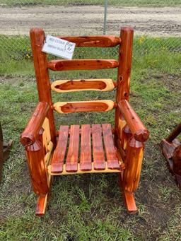 Red Cedar, Amish built, Rocking Chair