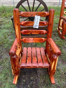 Red Cedar, Amish Built, Rocking Chair