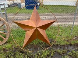 Large Metal Star Decoration