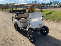 E-Z-Go 48V Lifted High Speed 4 Passenger Golf Cart