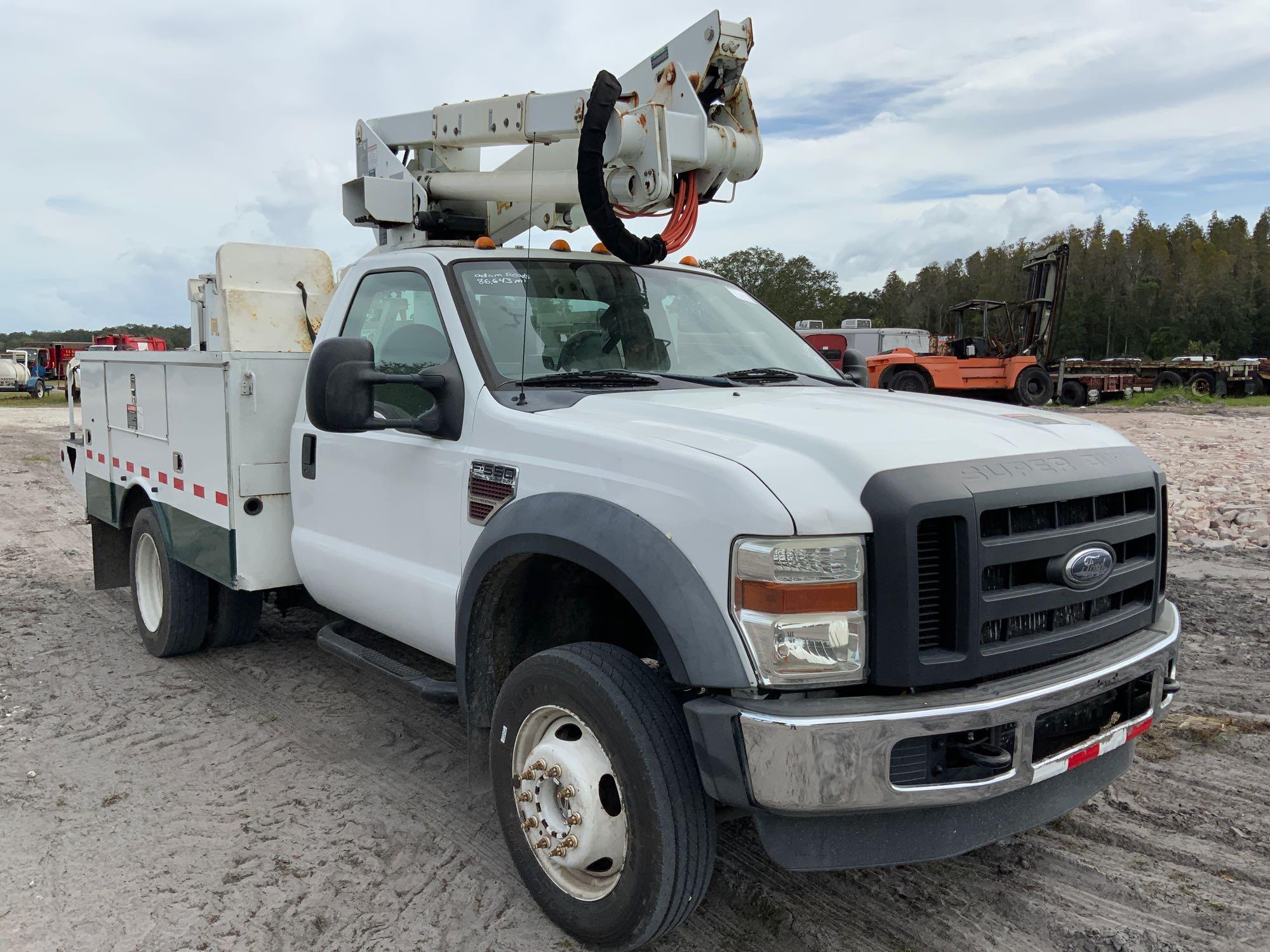 2008 Ford F-550 4x4 Over Center Insulated 43FT Bucket Truck