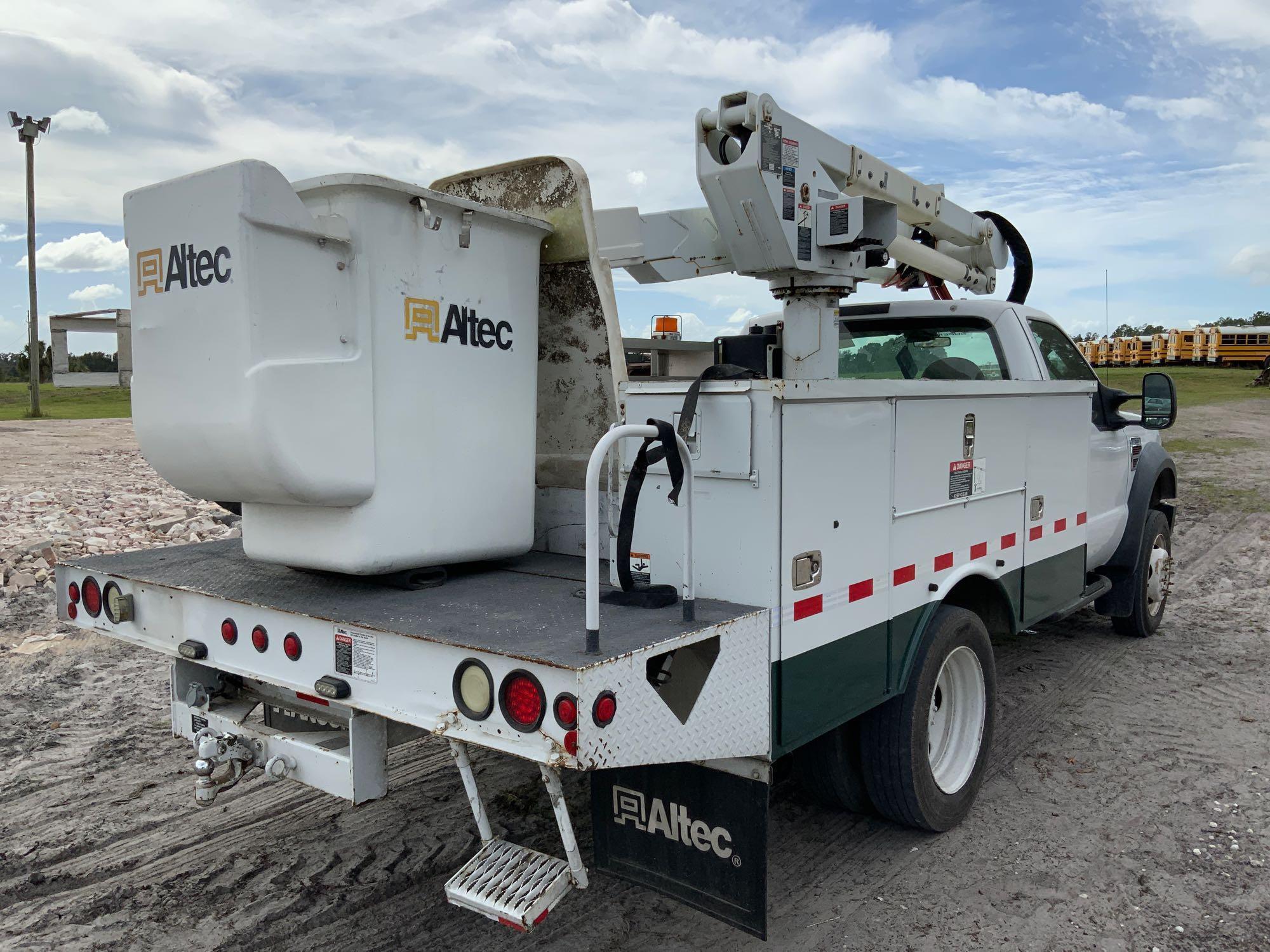 2008 Ford F-550 4x4 Over Center Insulated 43FT Bucket Truck