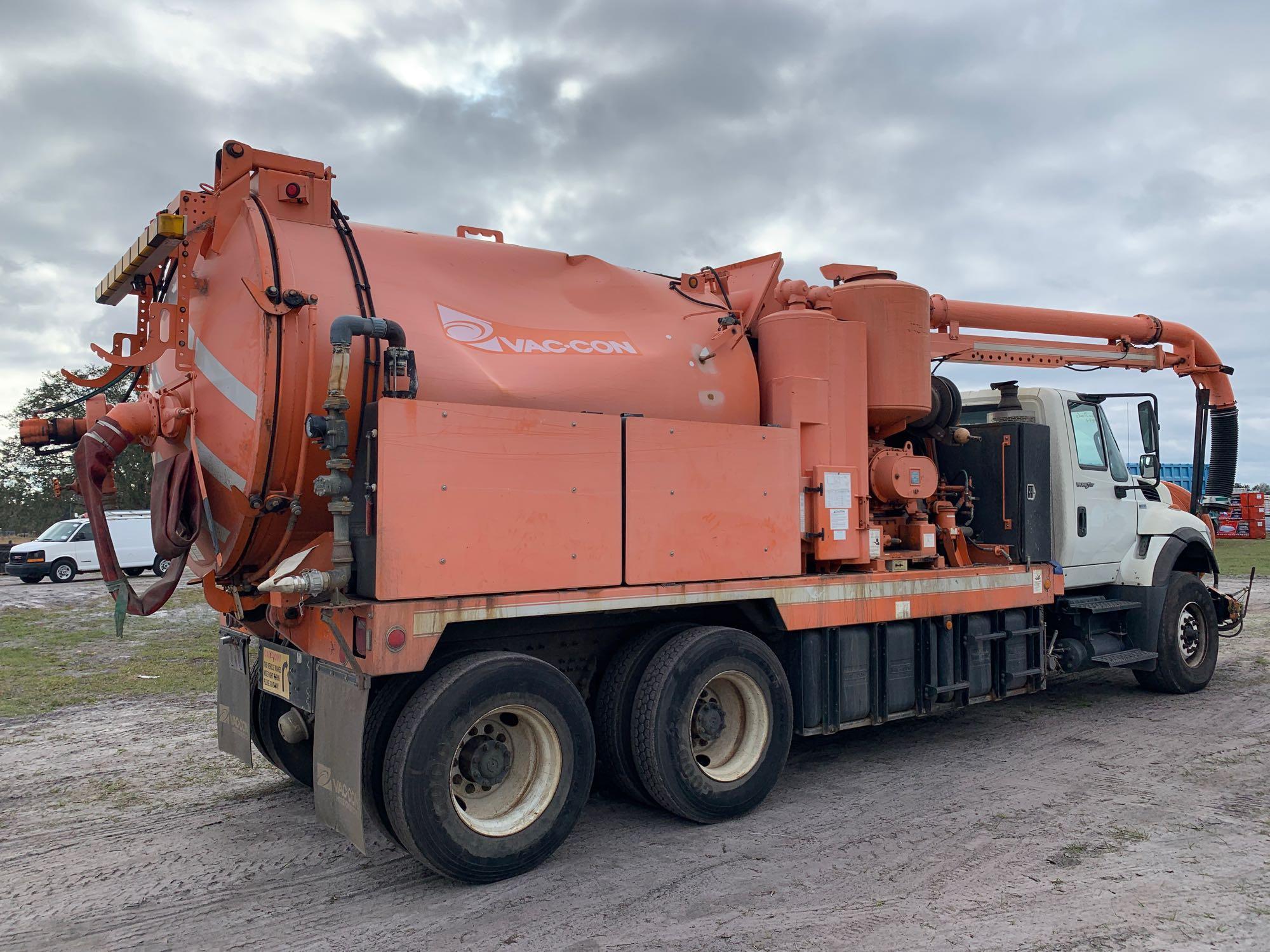 2012 International 7400 Vac-Con T/A Vacuum Truck