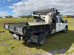 2011 Ford F-350 Crew Cab Crane Dump Truck