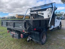 2011 Ford F-350 4x4 Crew Cab Crane Dump Truck