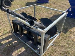 Unused Skid Steer Auger with 3 Bits