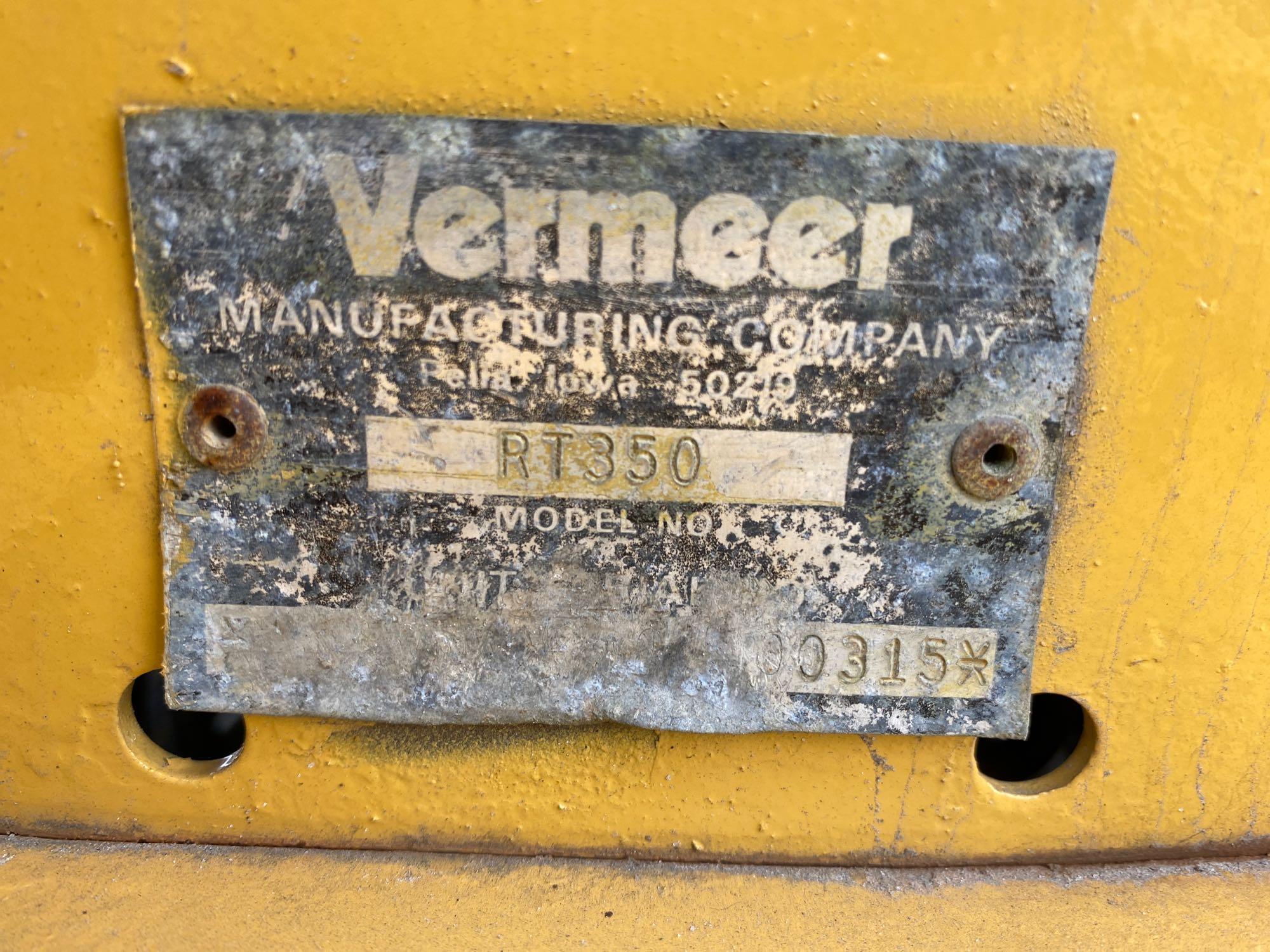 Vermeer RT350 Ride on Trencher