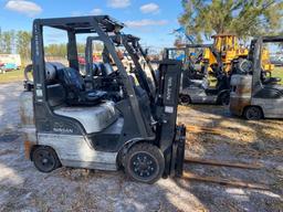 2011 Nissan 50 4,700LB Solid Tire Forklift