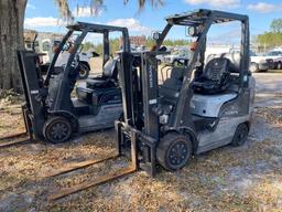 2011 Nissan 50 4,700LB Solid Tire Forklift