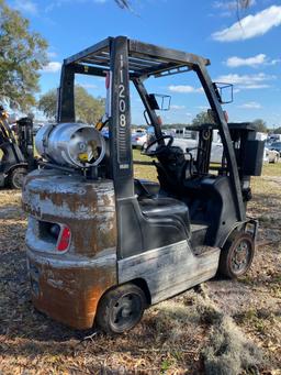 2011 Nissan 50 4,700LB Solid Tire Forklift