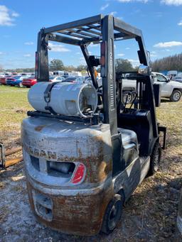 2011 Nissan 50 4,700LB Solid Tire Forklift