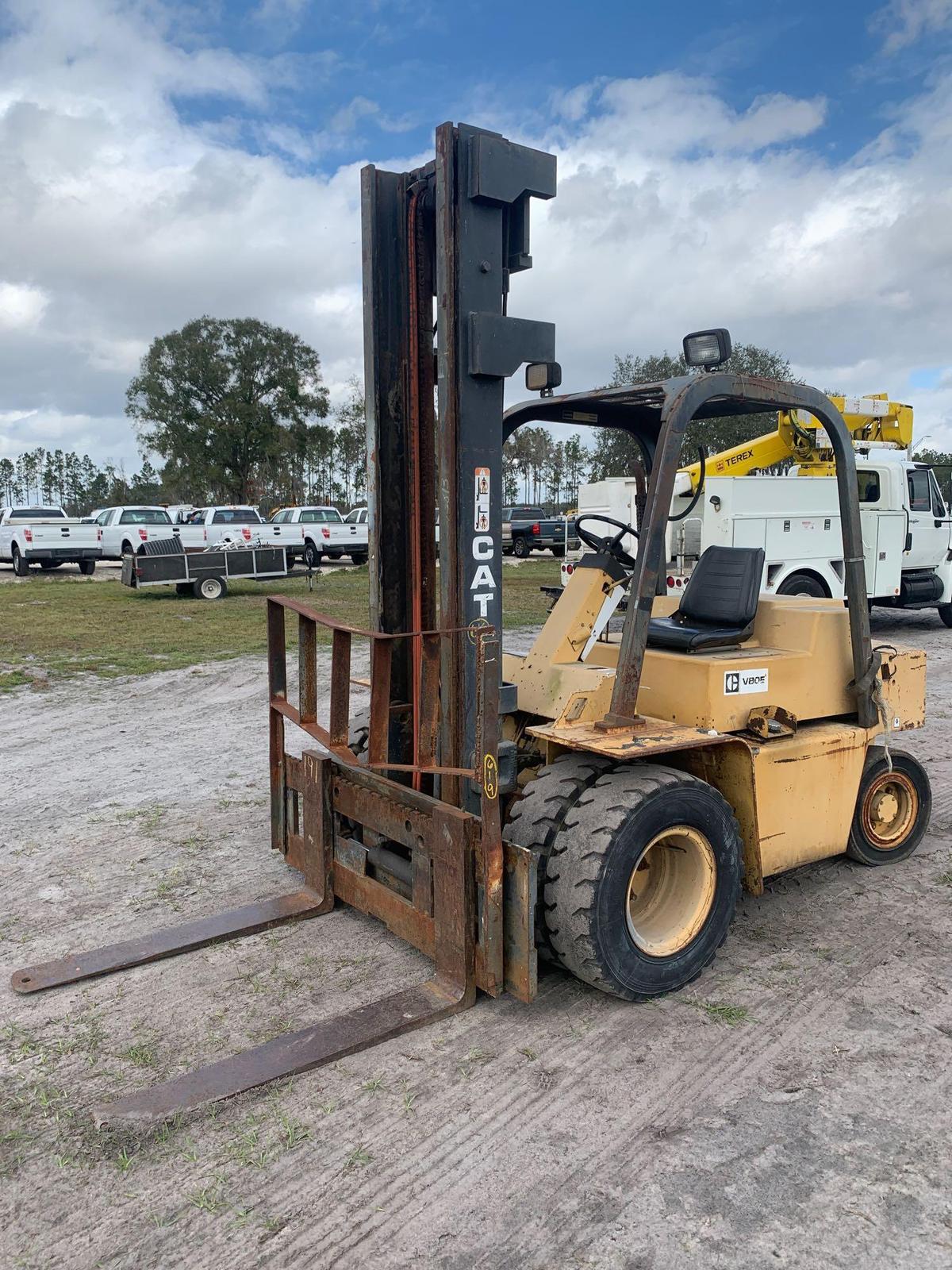 Caterpillar V80E 8,000lb Forklift