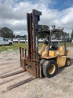 Caterpillar V80E 8,000lb Forklift